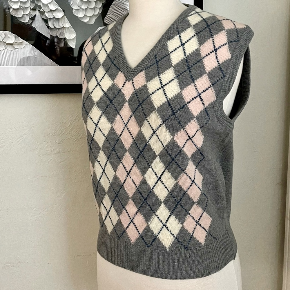 Vintage 70s Brooks Brothers Lambs Wool Sweater Vest